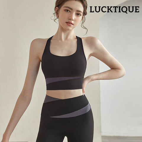 High Support Black Sports Bra